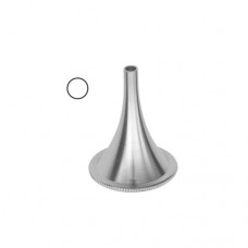 Hartmann Ear Speculum Fig. 0 Stainless Steel, 3.6 cm / 1 1/2" Diameter 3.0 mm Ø